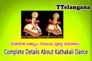 కథాకళి నాట్యం గురించి పూర్తి వివరాలు,Complete Details About Kathakali Dance