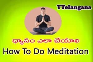 ధ్యానం ఎలా చేయాలి,How To Do Meditation 